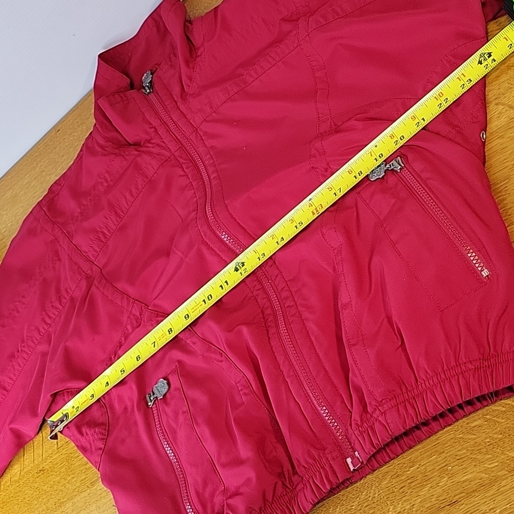 Vintage Kaelin Brick Red Athletic Jogging Suit Jacket & Pants Women's Size MP - Picture 12 of 17